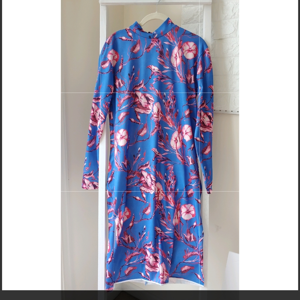 High neck dress